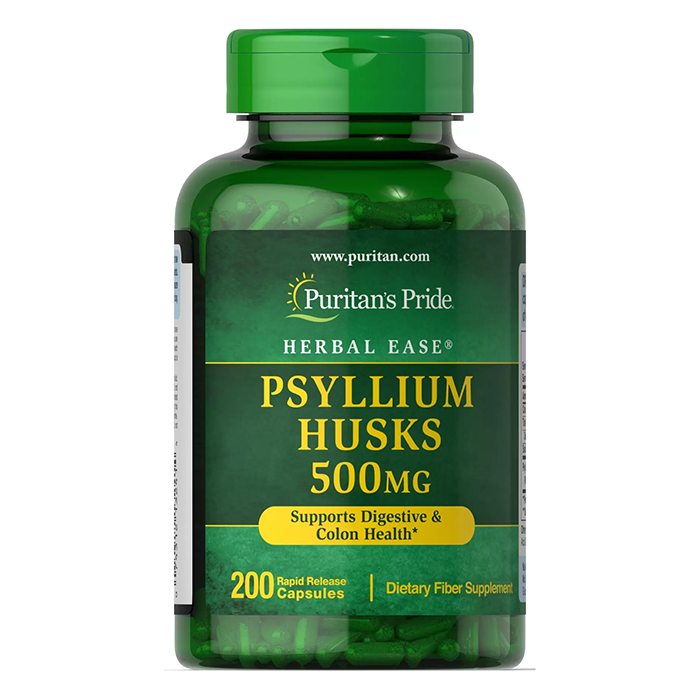 Buy Puritan's Pride Psyllium Husks 500 Mg Capsules 200's Life Pharmacy