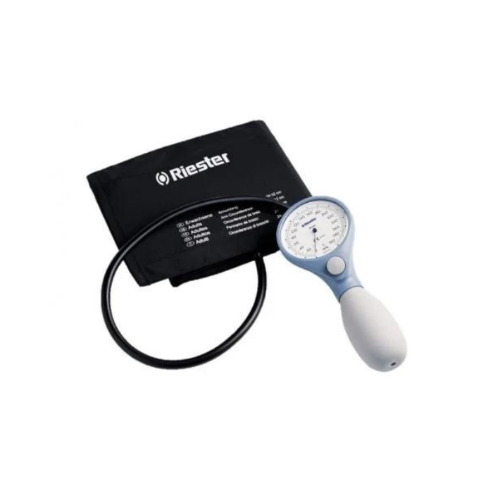 Riester 1517 Sphygmomanometer Blue with Velcro Cuff