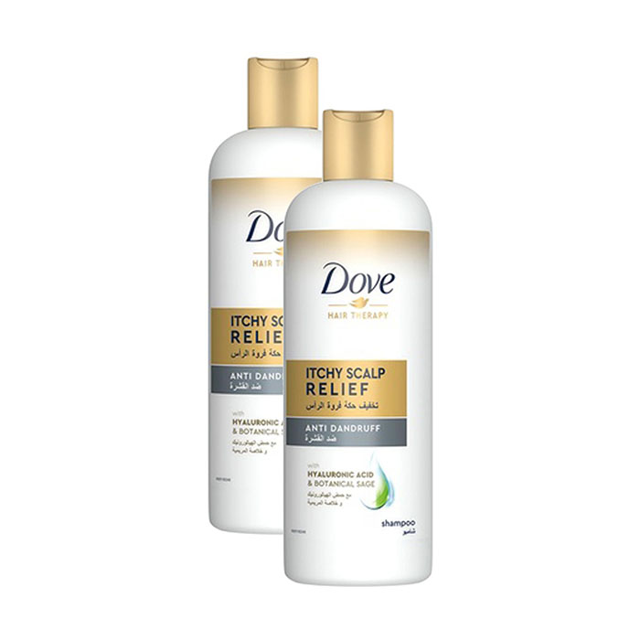 Dove AntiDandruff Itchy Scalp Shampoo 400ml Twin Pack Life Pharmacy