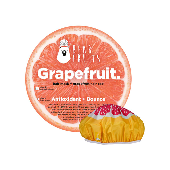 Bear Fruits Grapefruit Hair Mask + Cap 20 ml
