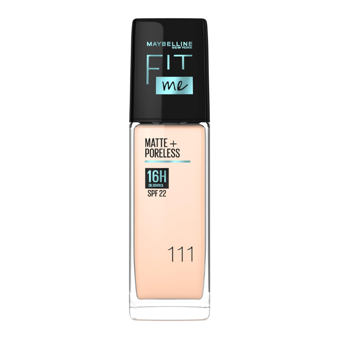 Maybelline New York Fit Me Matte & Poreless Foundation 16H (SPF 22)-111