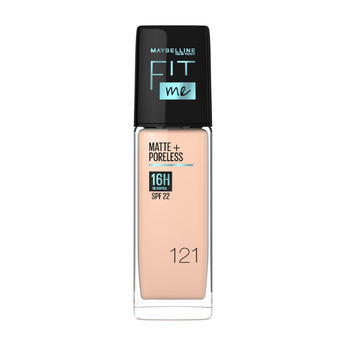 Maybelline New York Fit Me Matte & Poreless Foundation 16H (SPF 22)-121