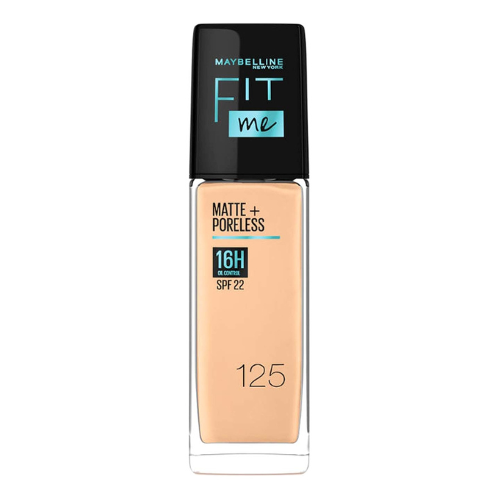 Maybelline New York Fit Me Matte & Poreless Foundation 16H (SPF 22)-125