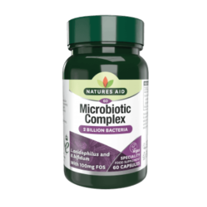 Natures Aid Probiotic Complex (With Bifidus And Fos) 60's Vegetable capsules