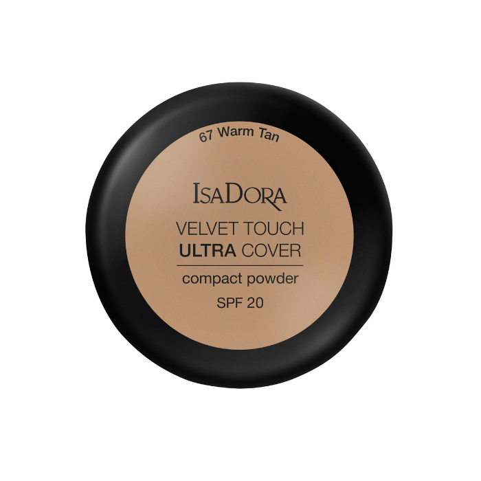 Isadora Ultra Cover Compact Power SPF20 67 Warm Tan