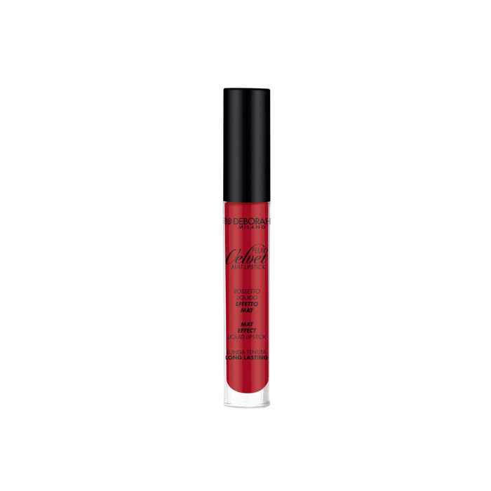 Deborah Fluid Velvet Lipstick Fire Red 7