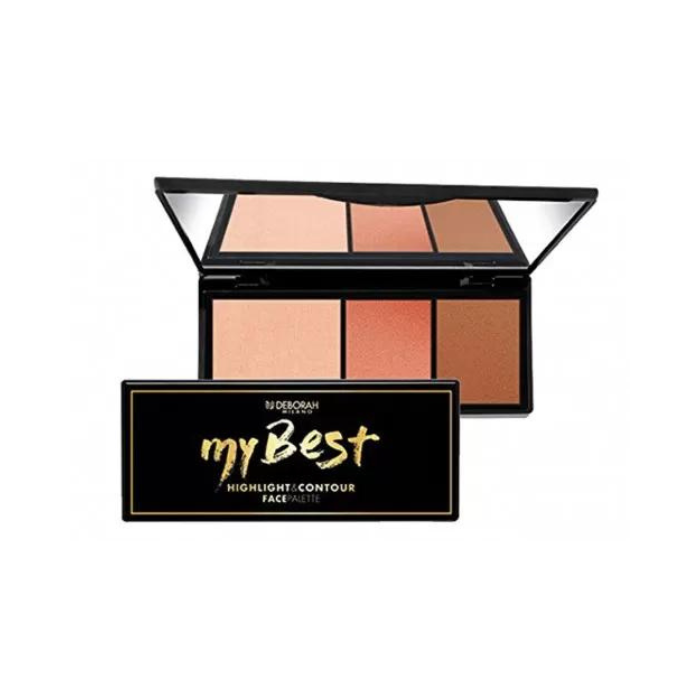 Deborah My Best Highlight Contour Face Palette N 01