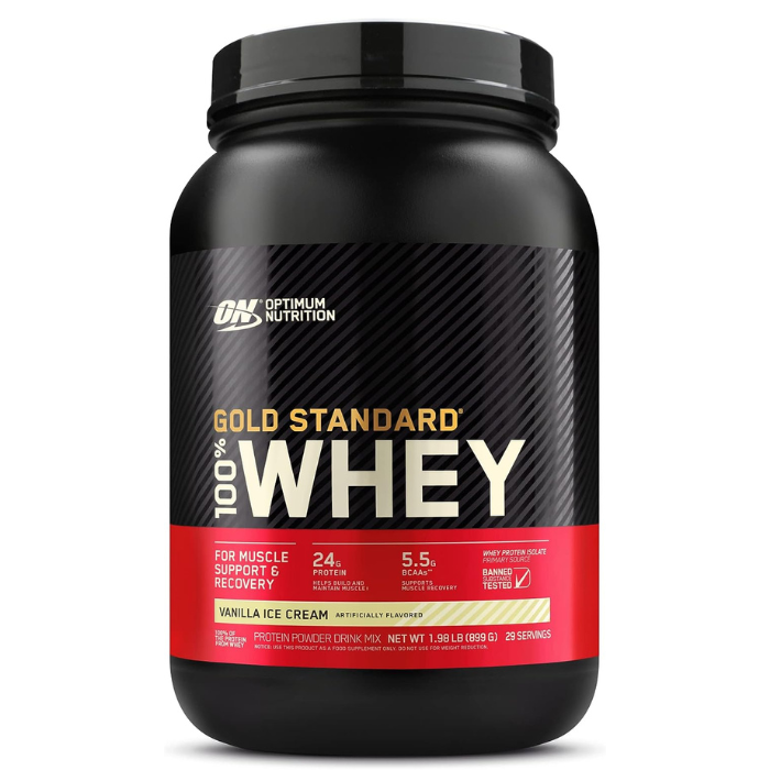 Optimum Nutrition 100% Gold Standard Whey Vanilla Ice Cream 2lb