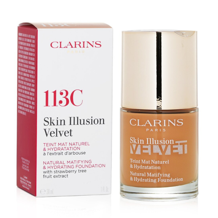 Clarins Skin Illusion Velvet Foundation No. 113C 30ml