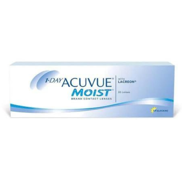 Contact Lenses Acuvue Moist 1 Day Lacreon 30 Pcs