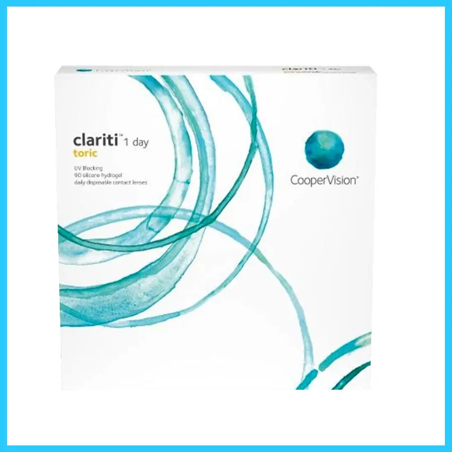 Contact Lenses Coopervision Clariti 1 Day Toric 90 Pc