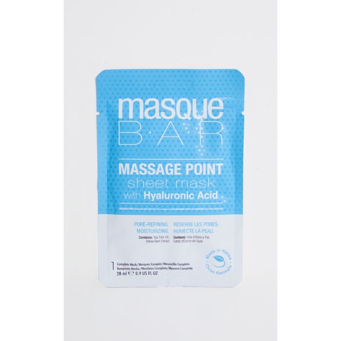 Masque Bar Massage Point Sheet Mask With Hyaluronic Acid