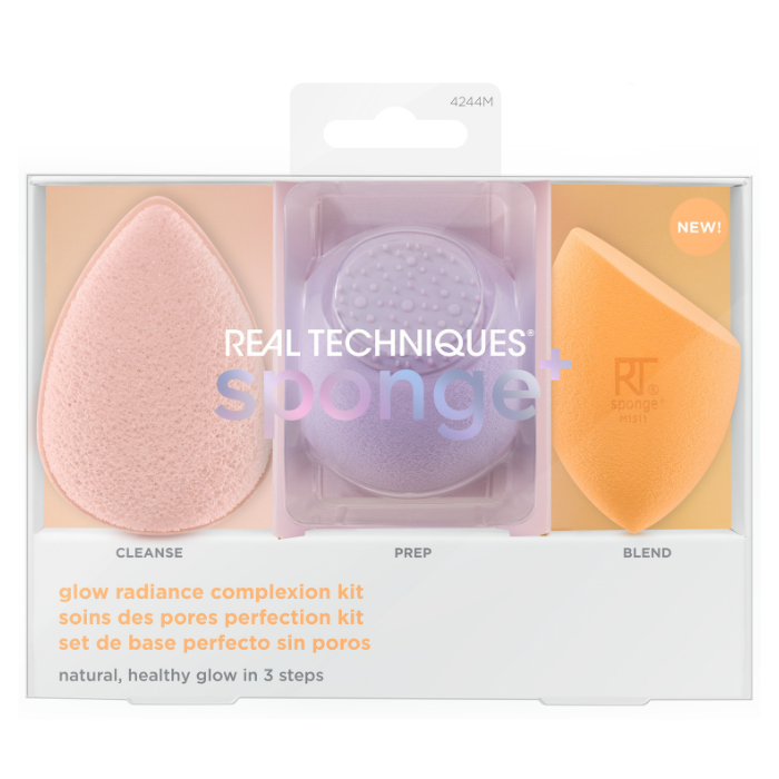 Real Techniques Pro Sponge+ Glow Radiant Complexion Kit