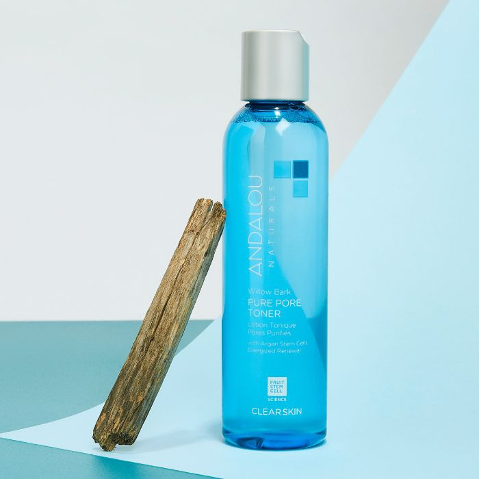 Andalou Naturals Aloe + Willow Bark Pore Minimizer- Oil Control Toner for Clear Skin & Tightened Pores 178ml