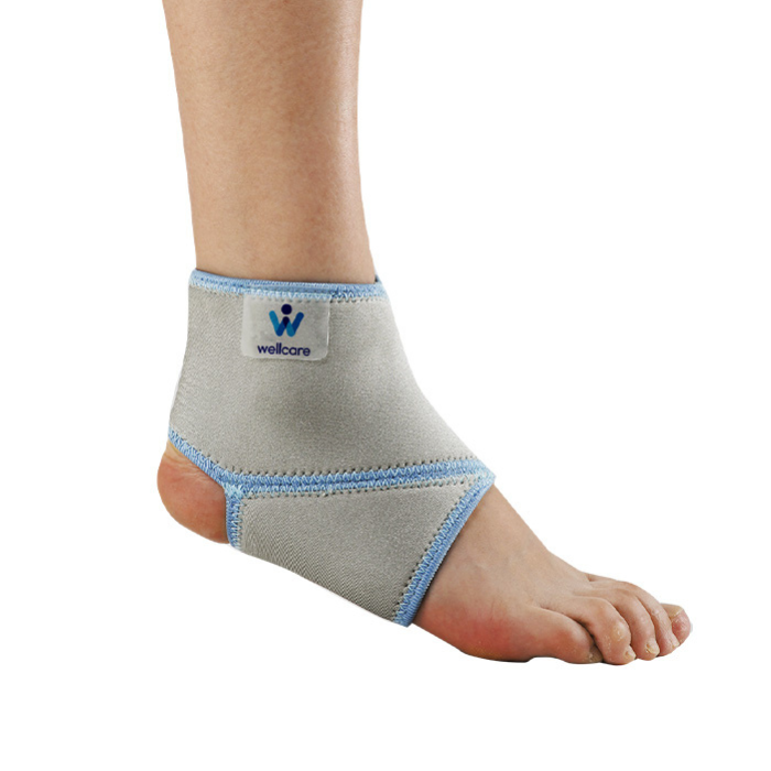 Wellcare Ankle Brace Medium – Adjustable Support for Sprains, Sports Injuries, Swelling & Pain Relief, Breathable Fit