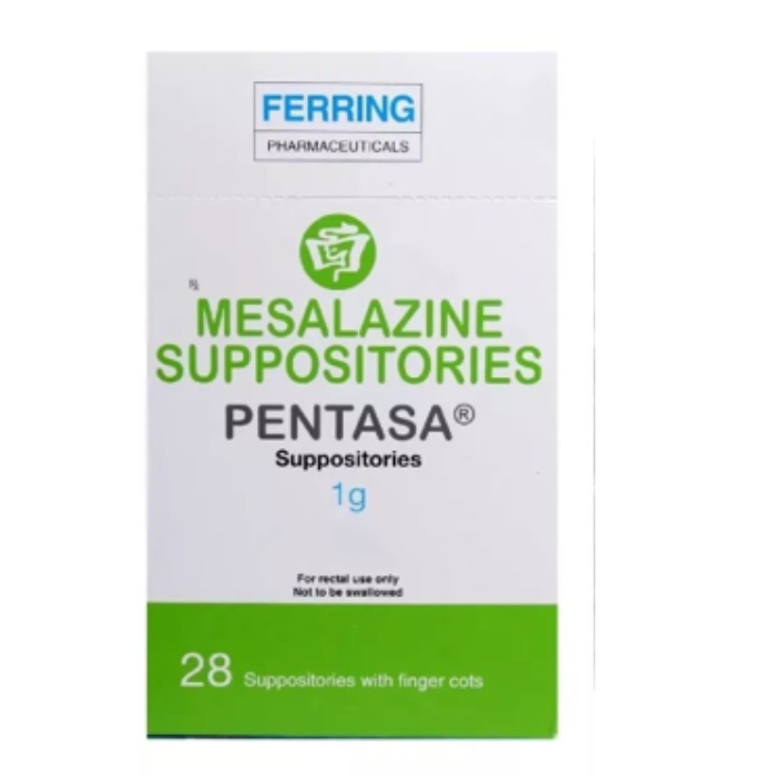 Pentasa 1g Suppositories 28s(7s Blister X 4)