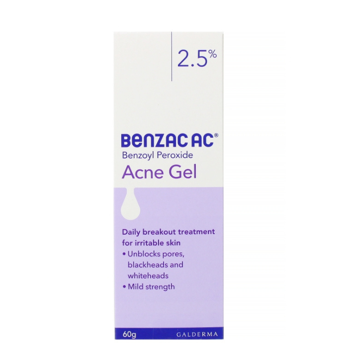 Benzac AC 2.5% Gel 60g Tube