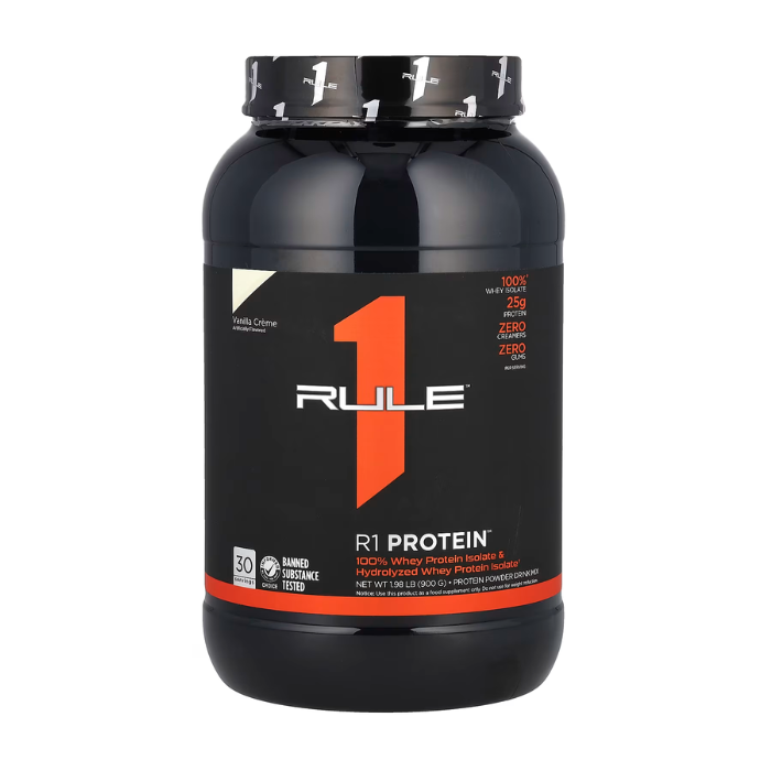 Rule1 Protein 30 Servings Vanilla Creme 1.98 Lb