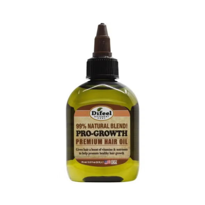 Difeel 99% Natural Pro-Growth Hair Oil-Boosts Hair Growth, Strengthens Roots, Reduces Hair Fall & Breakage 75ml