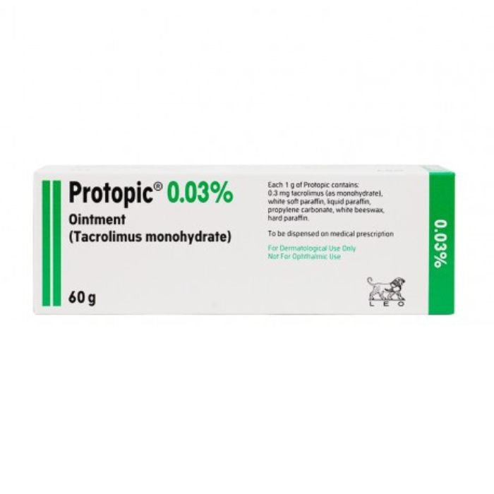 Protopic 0.03% Ointment 60g Collapsible Tube