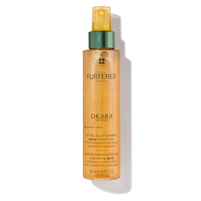 Rene Furterer Okara Blond Brightening Spray, Natural Blonde Enhancer & Shine Booster for Highlighted Hair 150ml