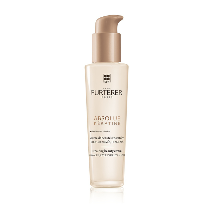 Rene Furterer Absolue Keratine Renewal Cream - Leave-In Repair Cream for Damaged, Over-Processed & Brittle Hair 100ml