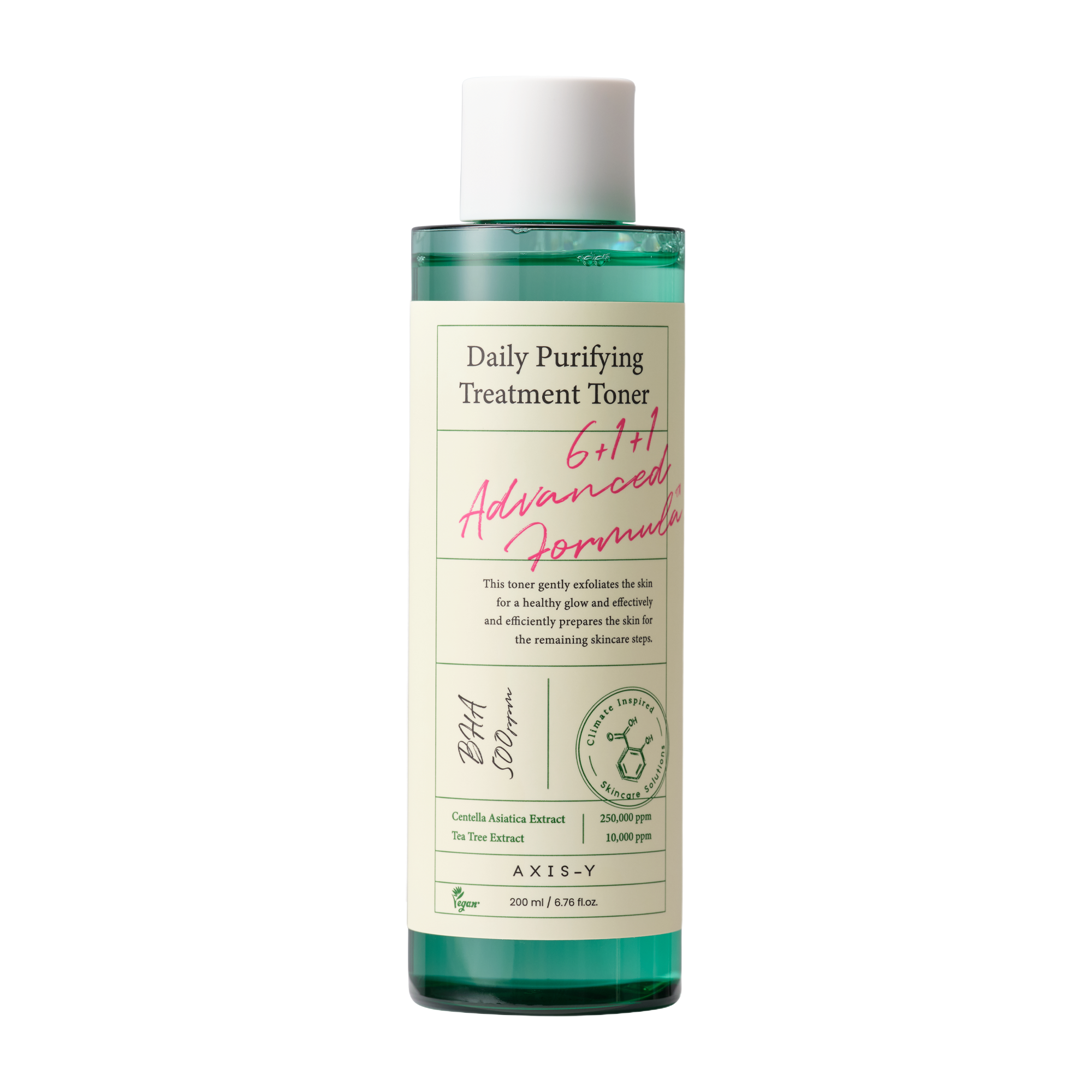 Axis-Y Daily Purifying Treatment Toner - Calming, Acne-Fighting, Pore-Refining Korean Skincare 200ml