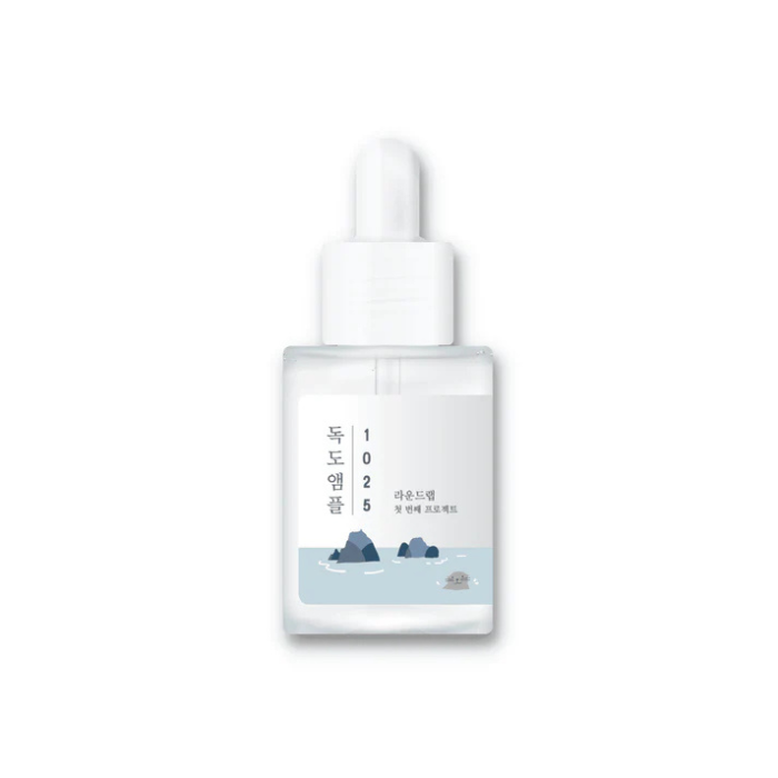 Round Lab 1025 Dokdo Ampoule - Soothing & Hydrating Korean Serum with Deep Sea Water for Sensitive, Dehydrated Skin 45G