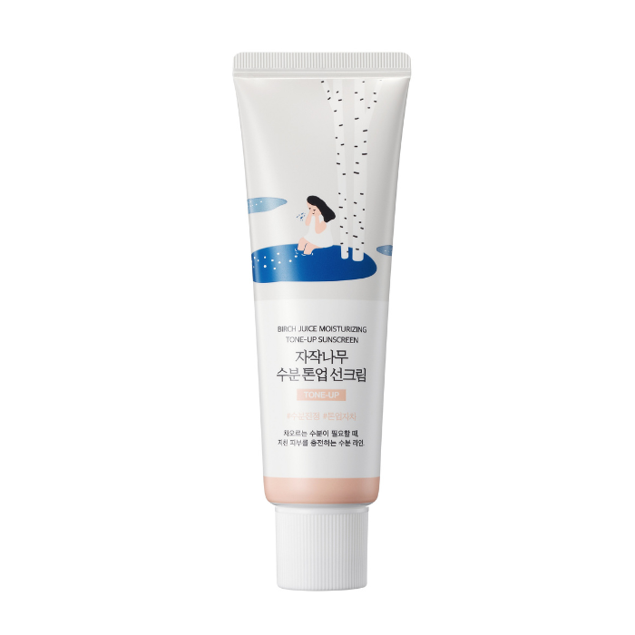 Round Lab Birch Juice Tone-Up Sunscreen- Brightening SPF 50+ PA++++ Sunscreen with Birch Sap for Glowing, Even Skin 50 ml