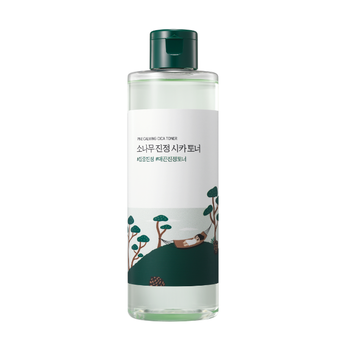 Round Lab Pine Calming Cica Toner - Soothing Korean Toner with Pine Leaf & Centella Asiatica for Sensitive, Redness-Prone Skin 250ml