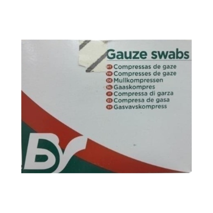 Bastos Viegas Gauze Swabs 10cm x 10cm 17th/sq.cm