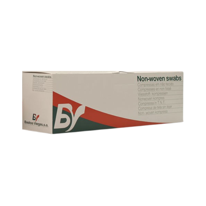 Bastos Viegas Nonwoven Sterile Swabs 5cm X 5cm