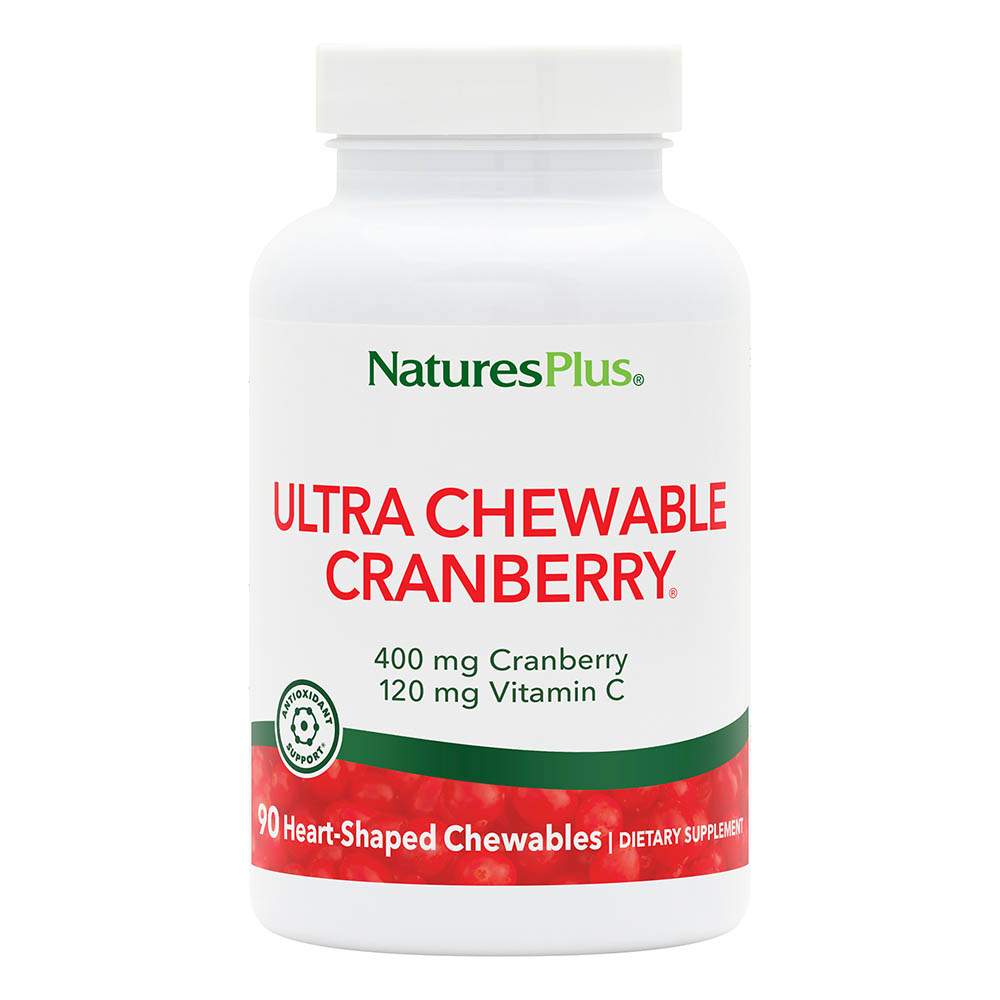 Natures Plus Ultra Cranberry Chewable Love Berries Vitamin C 90 Tablets
