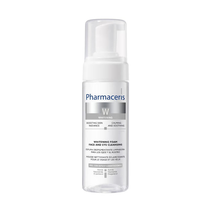 Pharmaceris Puri-Albucin I Whitening Foam Face & Eye Cleanser - Soap-Free, Brightening, Hydrating - 150ml