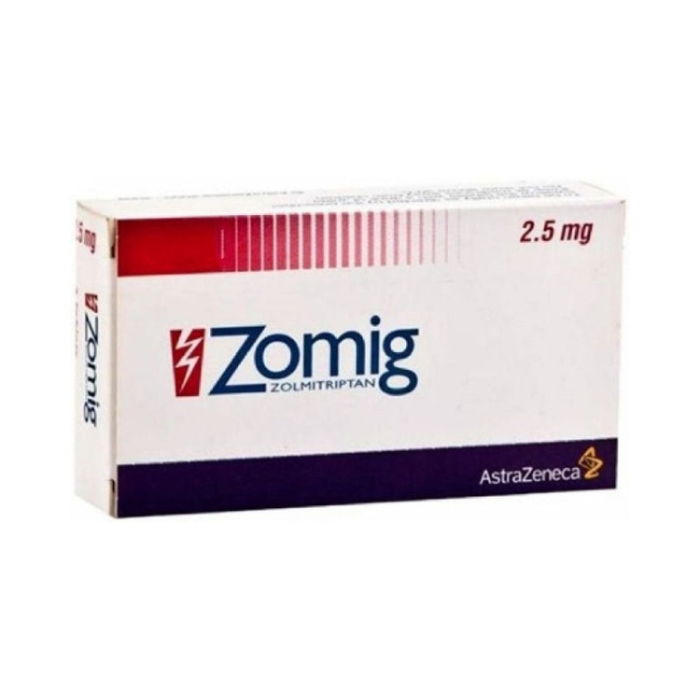 Zomig 2.5mg Coated Tablet 6's (3's Blister X 2)