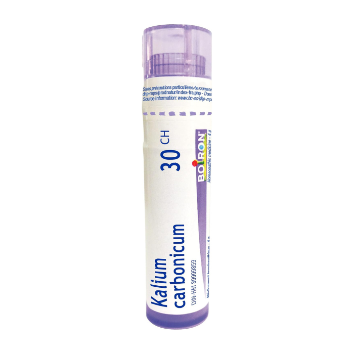 Boiron Kalium Carbonicum 30CH – Homeopathic Relief for Lower Back Pain & Weakness, No Artificial Additives