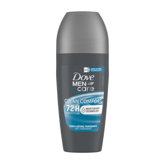 Dove Men+ Care Clean Comfort Antiperspirant Roll-On 50ml