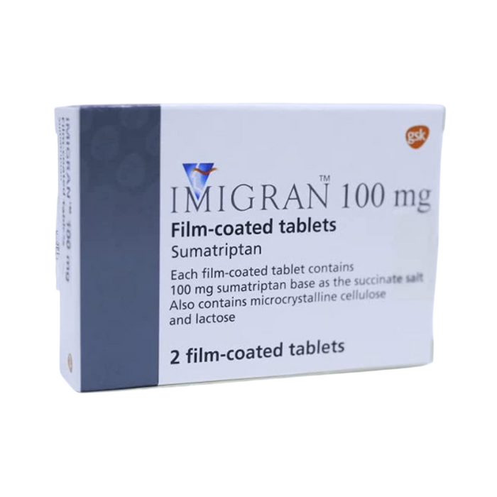 Imigran 100mg Tablet 2s