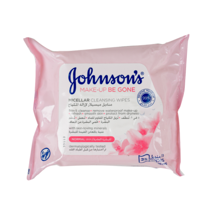Johnson's Micellar Cleansing Wipes 25s