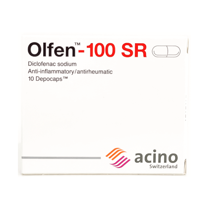 Olfen SR 100mg 10s Capsules