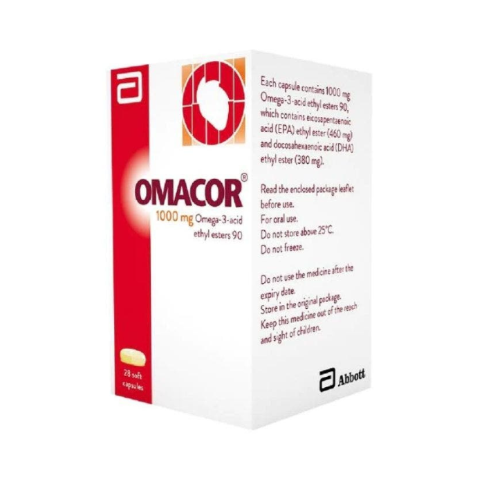 Omacor 1000mg Soft Capsule 28s