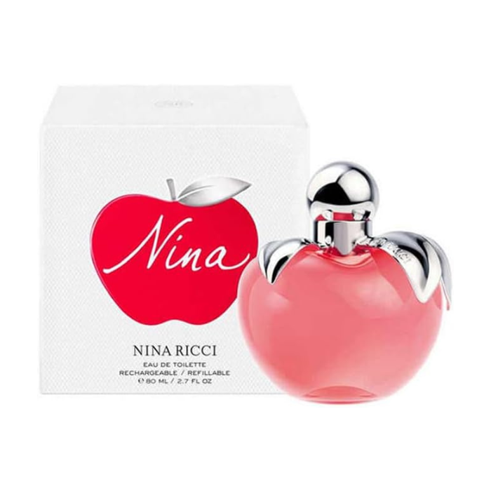 Nina Ricci Apple For Women Eau de Toilette Spray – Fresh, Fruity & Feminine Fragrance 80ml