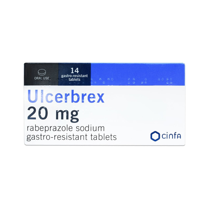 Ulcerbrex 20mg 14 Tablets