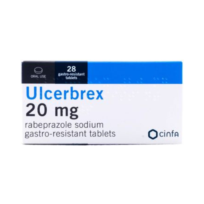 Ulcerbrex 20mg 28's Tablet (7's Blister X 4)