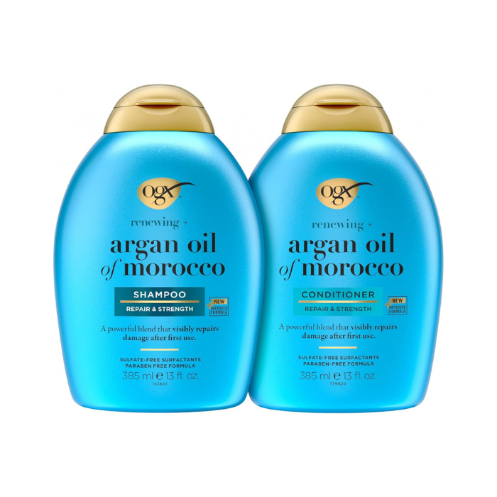 Ogx Moroccan Argan Oil Shampoo 385ml + Conditioner 385ml