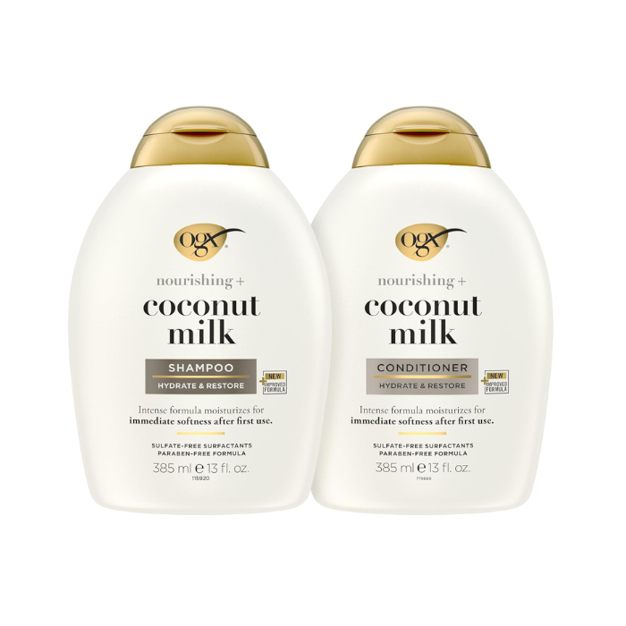 Ogx Coconut Milk Shampoo 385ml & Conditioner 385ml Combo