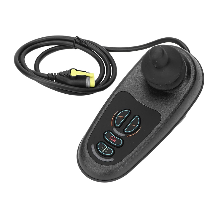 KD Joystick Controller Front Wheel Assembly with Suspension Fork