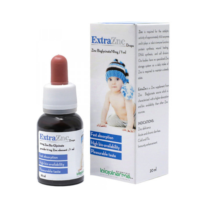 Extraznc 10mg/1ml Oral Drops 20ml Glass Bottle