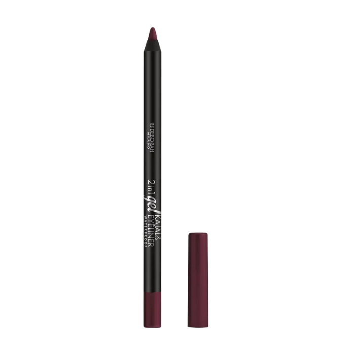 Deborah 2 In 1 Gel Kajal & Eyeliner Pencil N.12