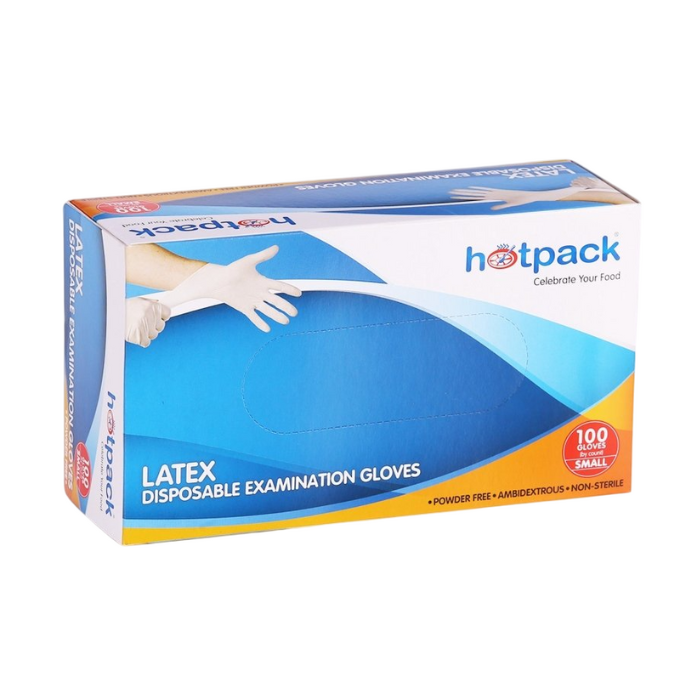 Gloves Latex Powder Free Exam Gloves Small